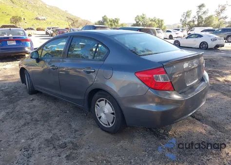 2012 Honda Civic Hf from USA, damaged, VIN 2HGFB2F69CH574013